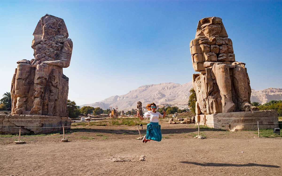 Nile Cruise colossi of Memnon